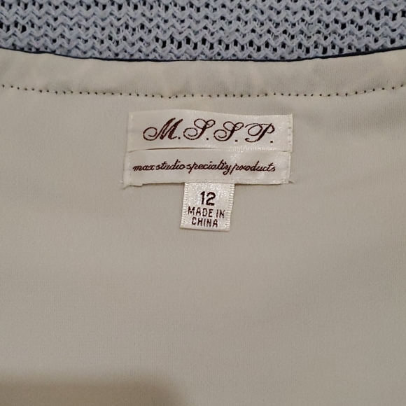 NWOT Women's Floral Lace Skirt Sz 12 Max Studio - Picture 4 of 4